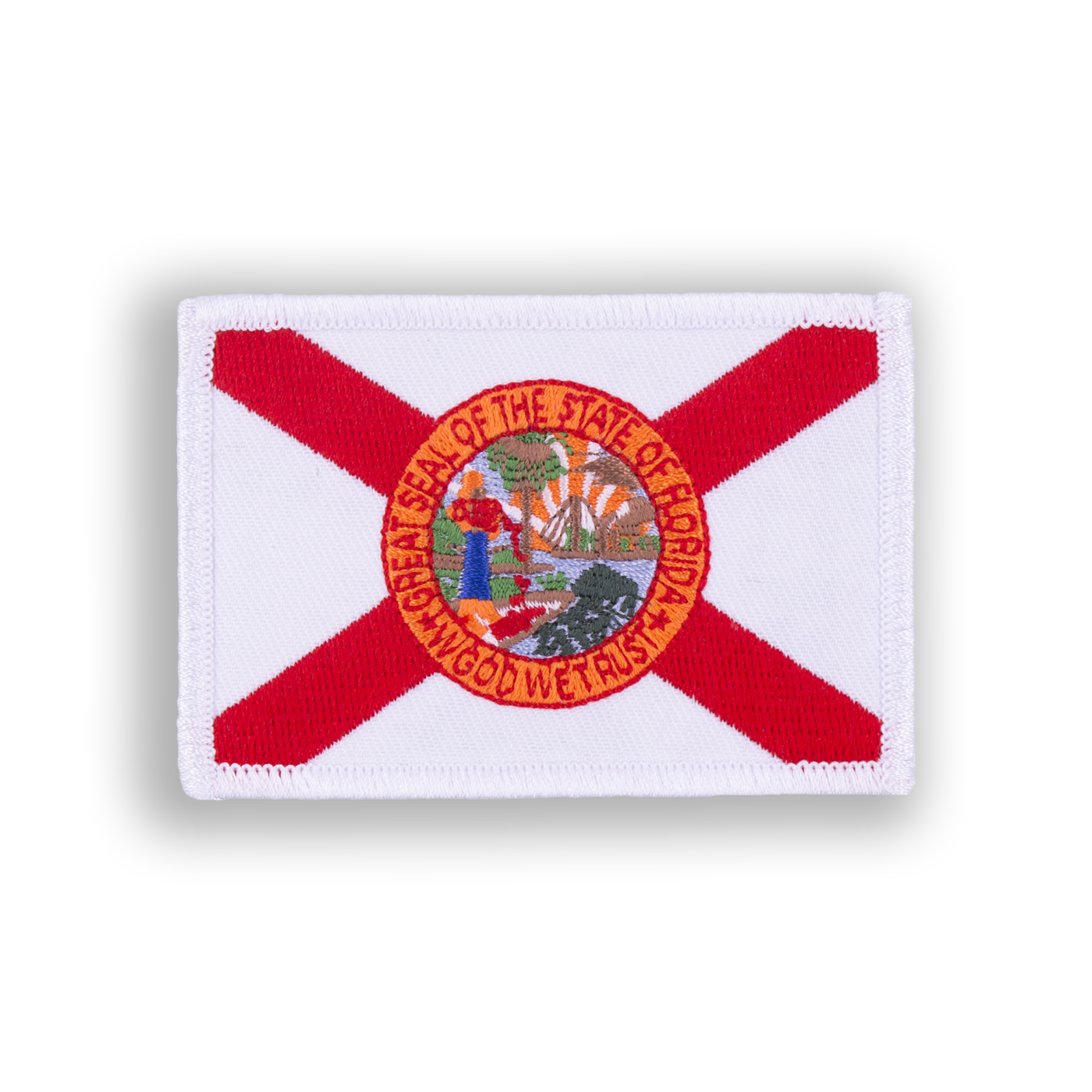 Florida State Flag Pool Patch - velcro patch