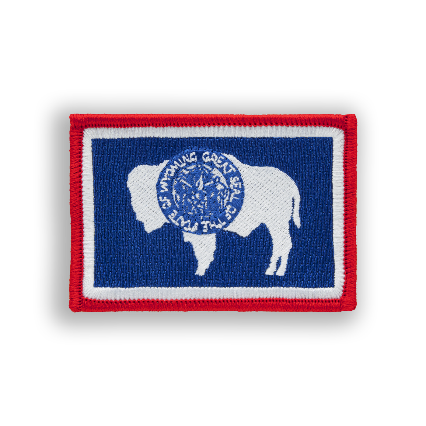 Wyoming State Flag Pool Patch - velcro patch