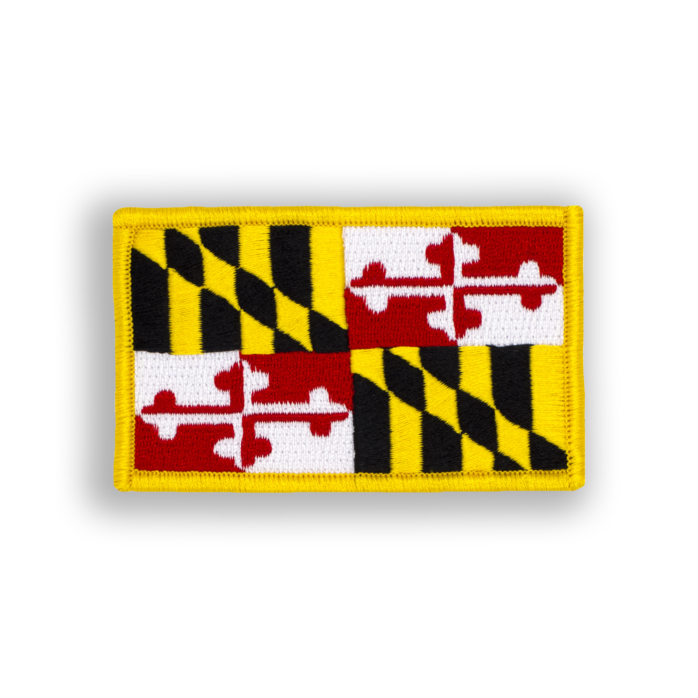 Maryland State Flag Pool Patch - velcro patch