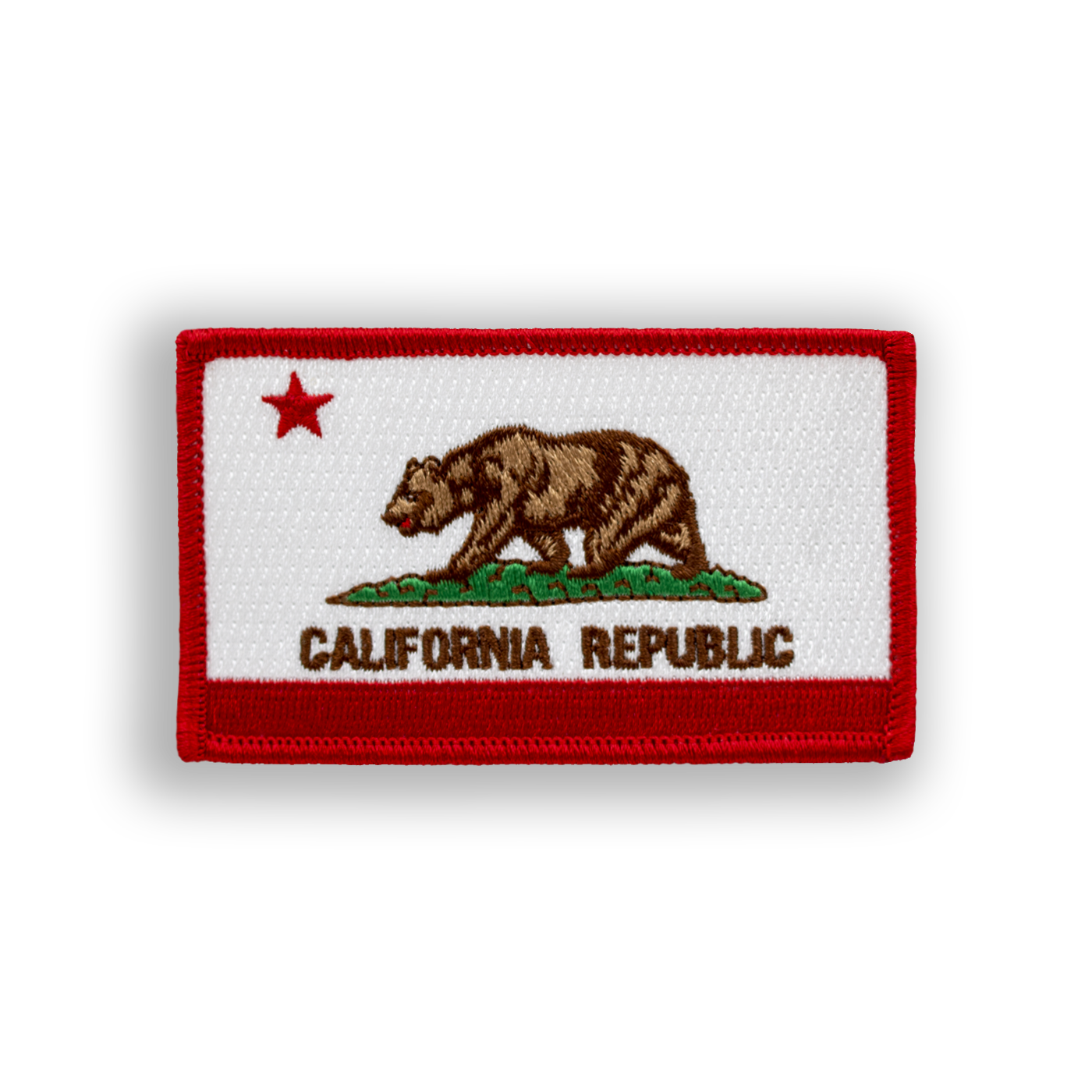 California State Flag Pool Patch - Iron-on, velcro, peel & stick