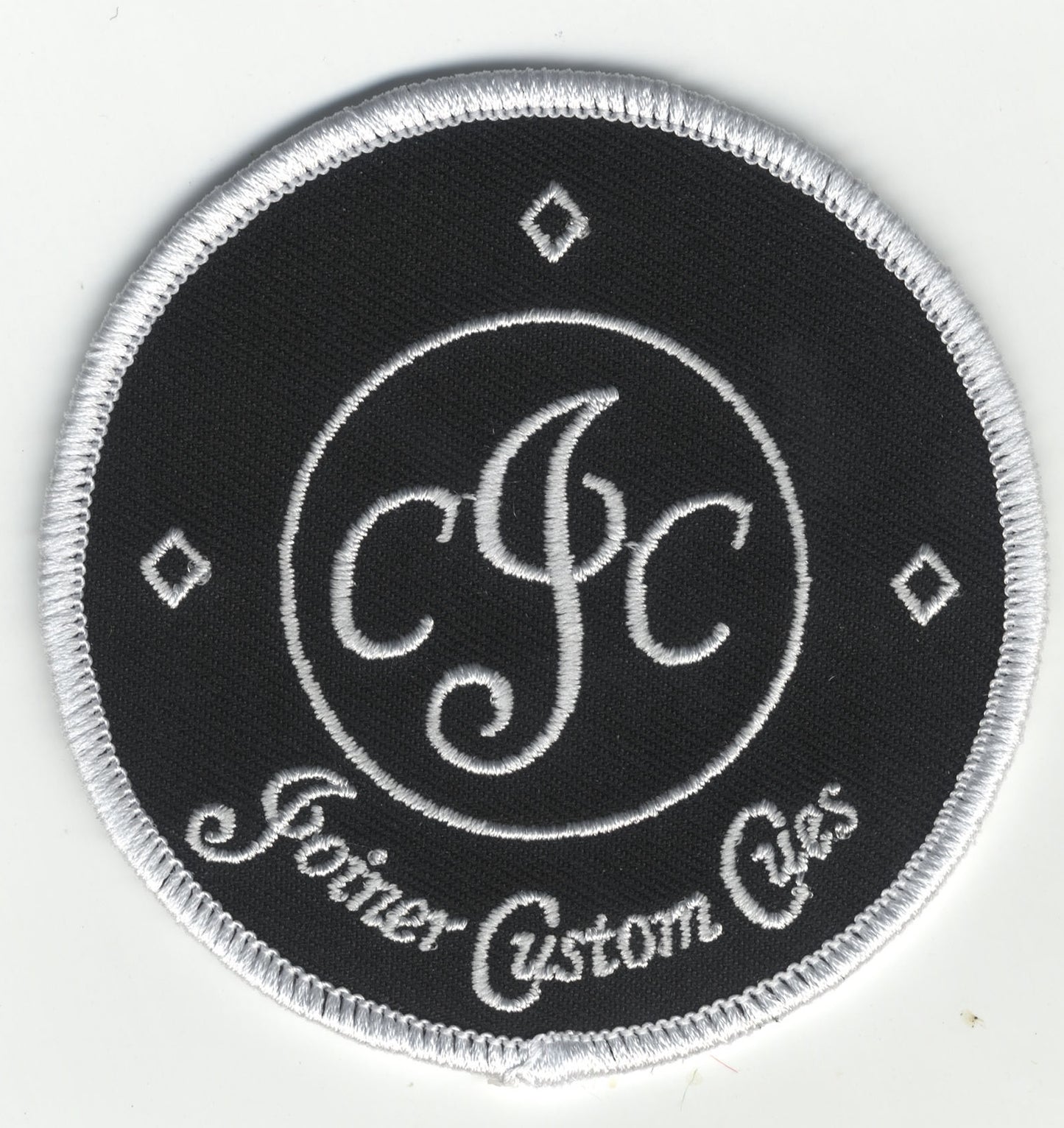 Joiner Custom Cues - Black & White - Custom 3" Diameter Patches