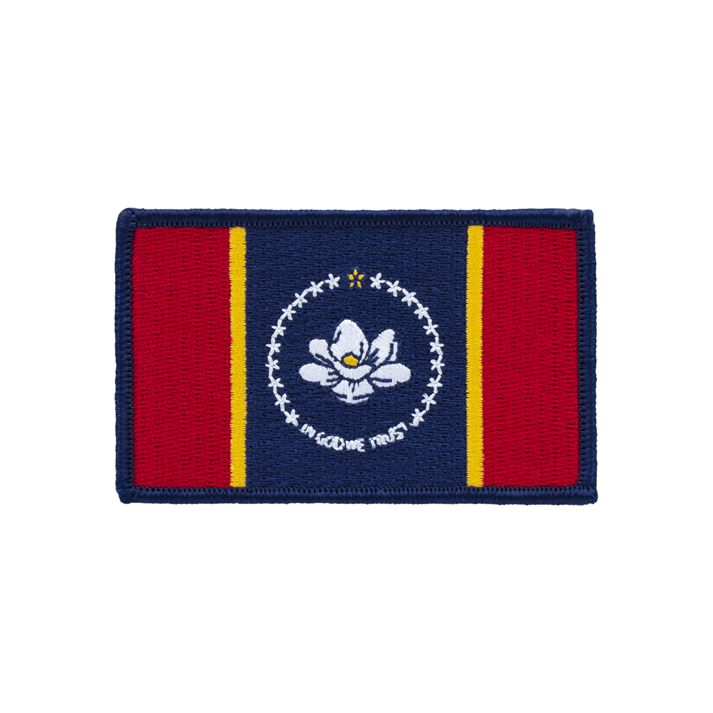 Mississippi State Flag Pool Patch - Iron-on, velcro, peel & stick
