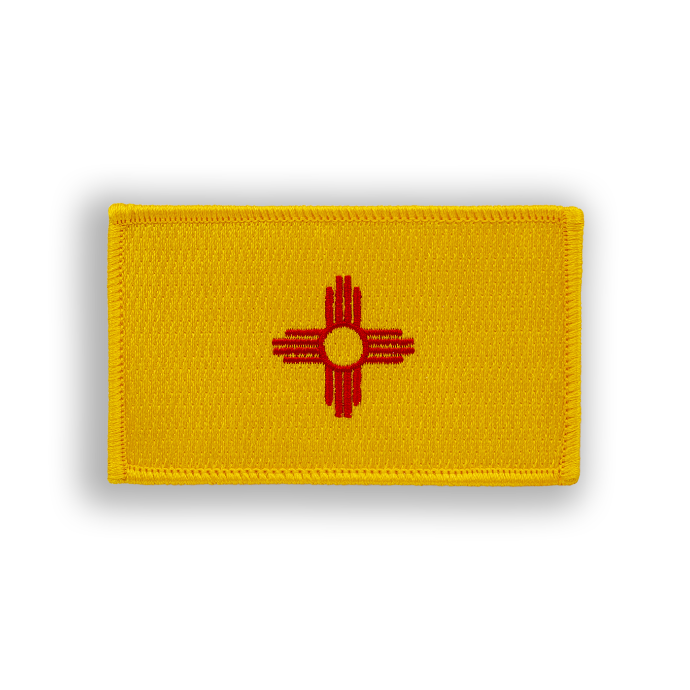 New Mexico State Flag Pool Patch - Iron-on, velcro, peel & stick