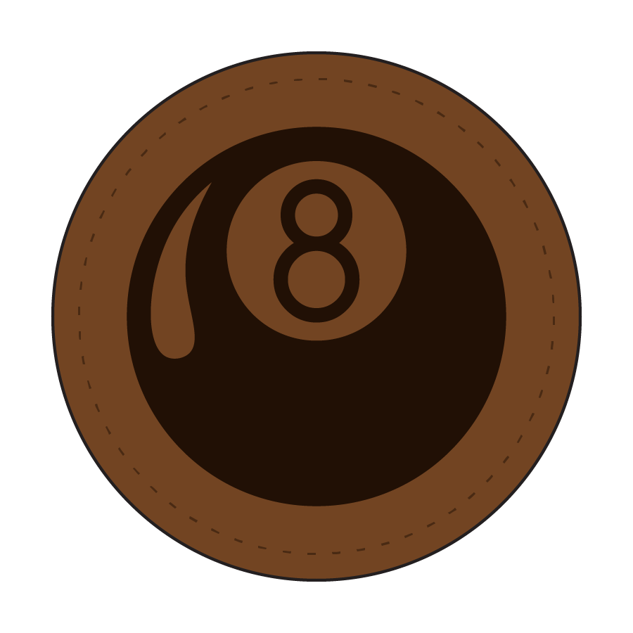 Engraved Billiards Pocket Marker