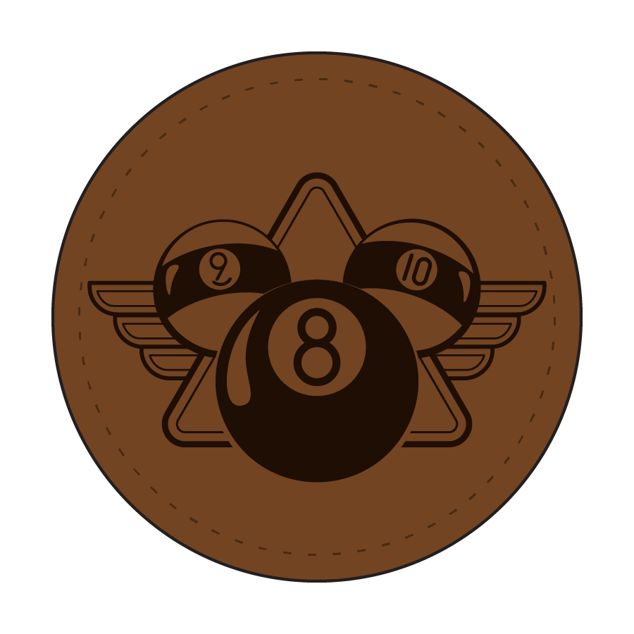 Engraved Billiards Pocket Marker