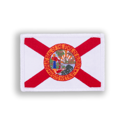 Florida  State Flag Pool Patch - velcro patch