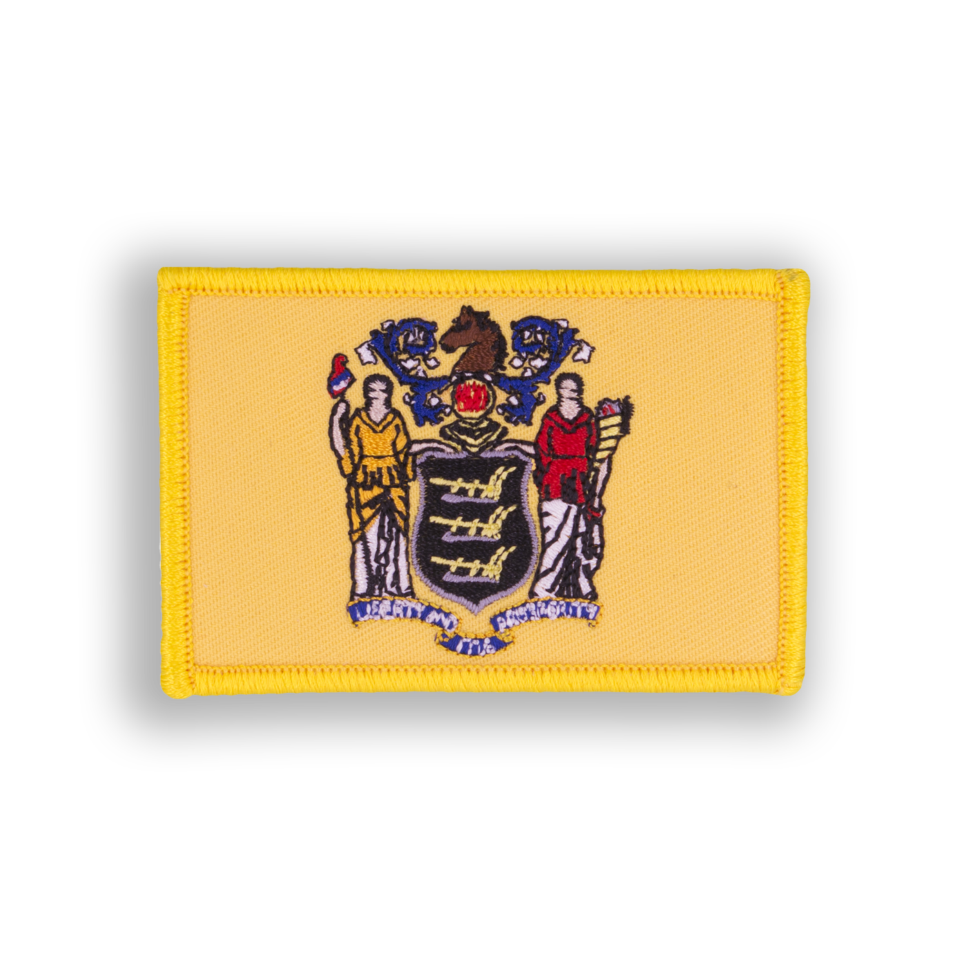 New Jersey State Flag Pool Patch - velcro patch