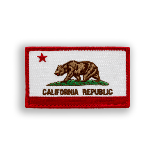 California State Flag Pool Patch - Iron-on, velcro, peel & stick