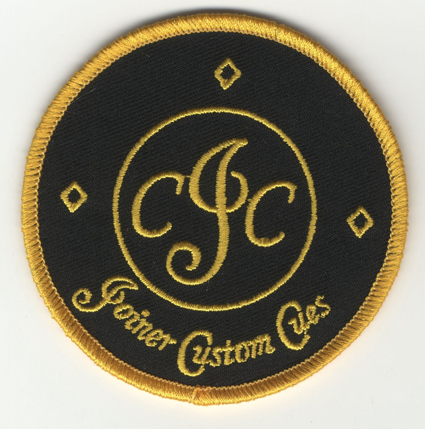 Joiner Custom Cues - Black & Gold - Custom 3" Diameter Patches