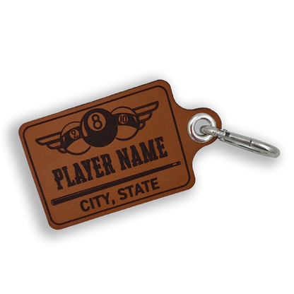 Custom Leather Pool Bag Tag